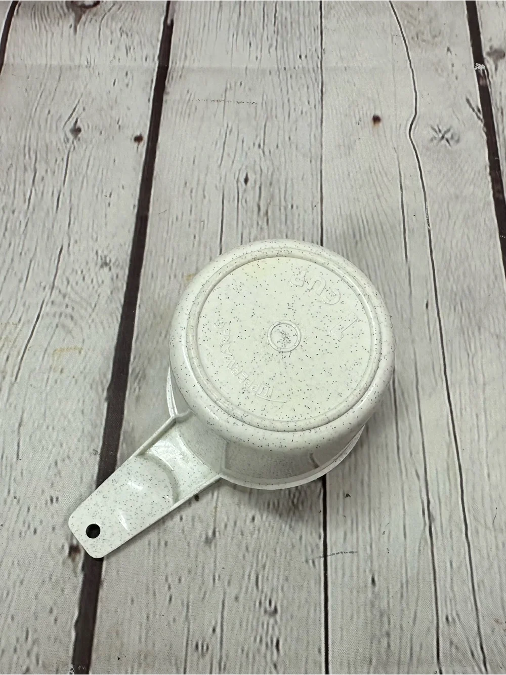 vtg Tupperware Speckled fireworks Measuring Cup 1 cup